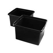 30 Qt Executive Organizing Bin, Black